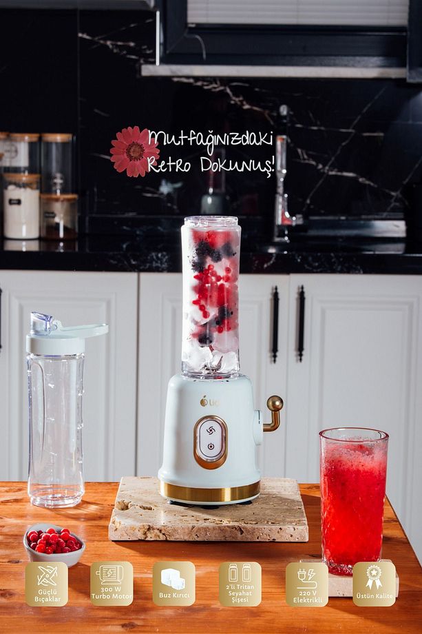 Smoothie Blender Öğütücü Fonksiyonlu Çift Şişeli Smothie Blendır Lc-sbl01 - 3