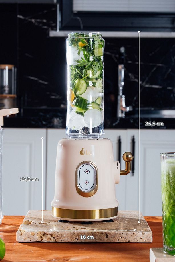 Smoothie Blender Öğütücü Fonksiyonlu Çift Şişeli Smothie Blendır Lc-sbl01 - 8