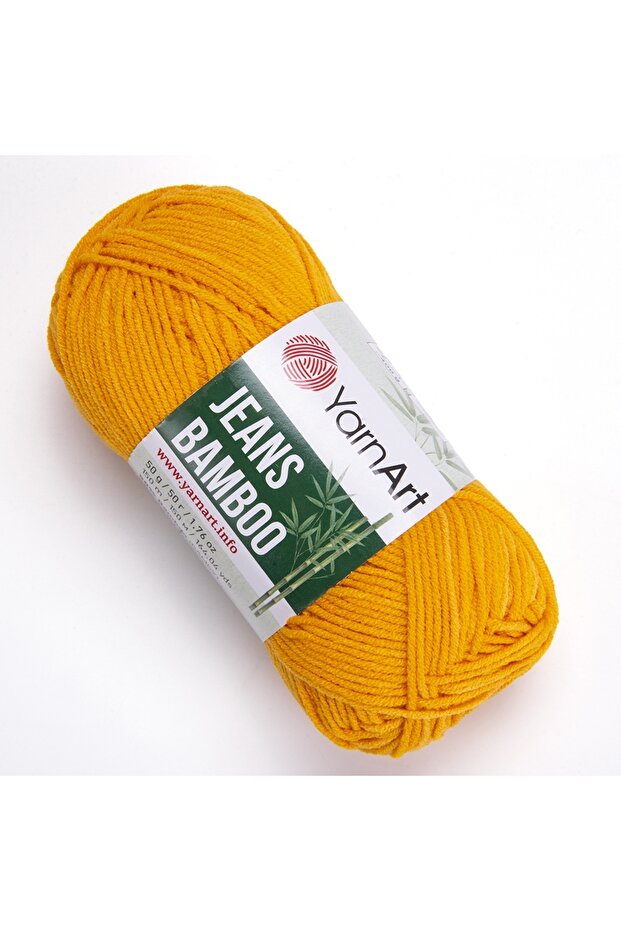 Yarn Art Jeans Bamboo Hand Knitting Yarn, Orange-106