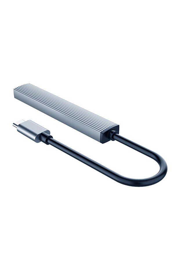 Type-c To Usb3.0 4 Portlu Çoklayıcı Hub Alüminyum - 6