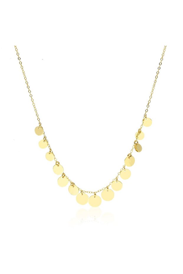 Pullu Altın Kolye - 1