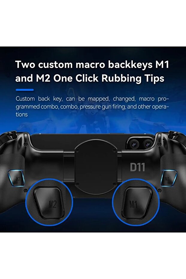 D11 Mobile Phone Stretching Game Controller Bluetooth Stretching Cooling Game Controller Gamepad ... - 5