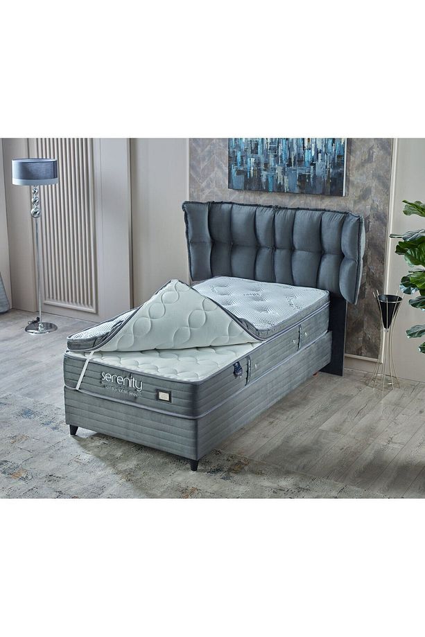 Serenity Uyku Pedi Anti Stres Kumaş Katlanabilir Yatak Pedi Şiltesi (YATAK DAHİL DEĞİLDİR) - 5