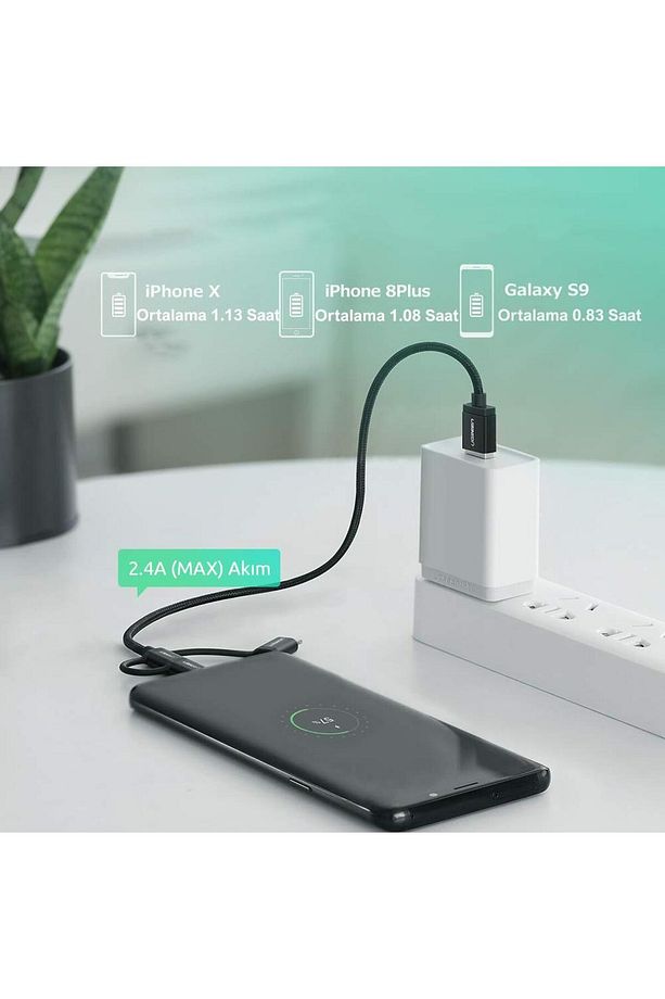 3 In 1 Ios Lightning Type-c Micro Usb Şarj Ve Data Kablosu Silver - 2