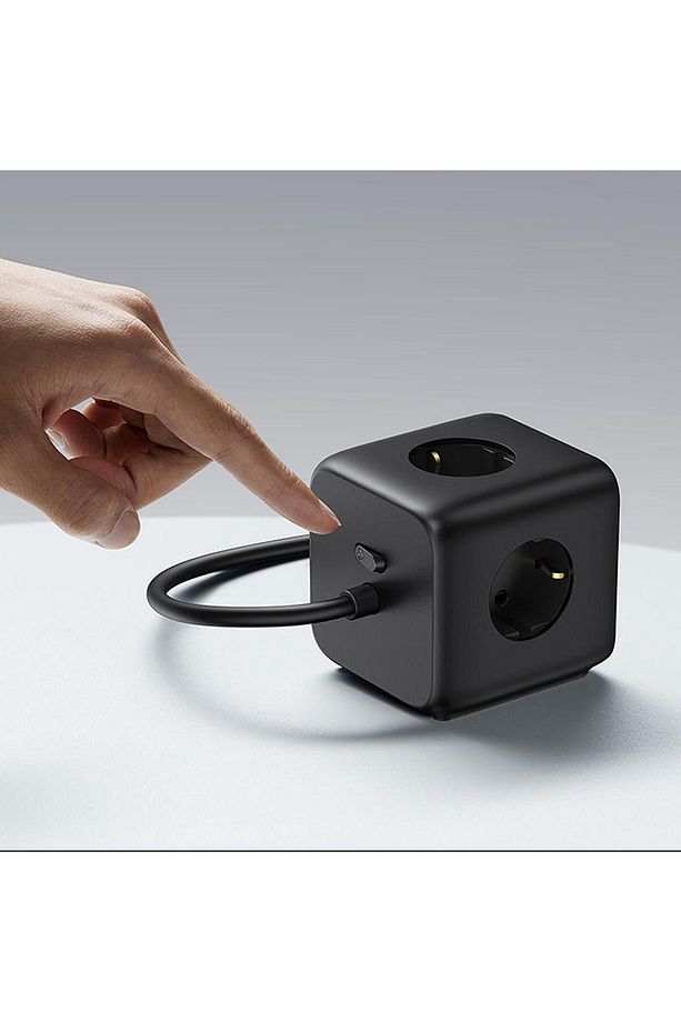 Cube 65w Gan 2 Hızlı Şarj Cihazı 2*usb / 2*type-c 3 Lü Akım Korumalı Küp Grup Priz Mimbsho - 6