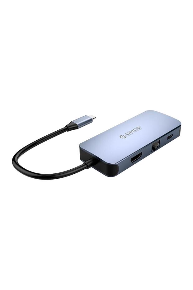 Type-c To 3*usb 3.0 4k Hdmı Gigabit Ethernet Pd Çoklayıcı Dönüştürücü Hub - 1