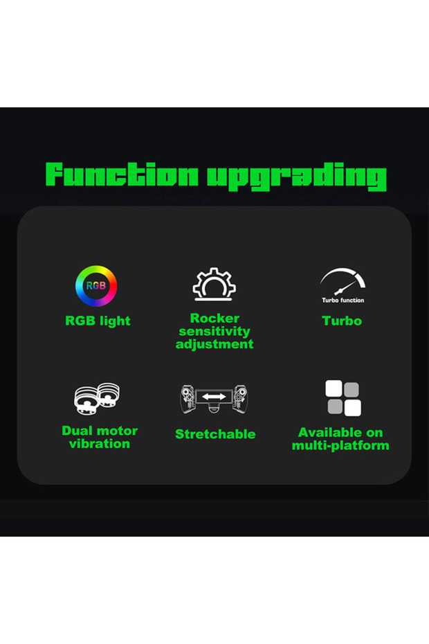 PG-9777 Stretchable Gamepad Bluetooth Game Controller For PC  iOS Android Switch Adjustable Vibra... - 5