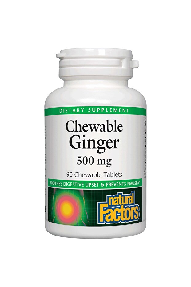 Chewable Ginger, 500 mg, 90 Tablets