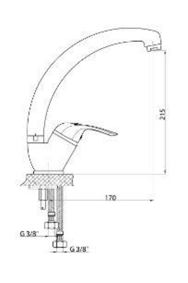 Tek Gövde Lavabo Bataryası Mtl120 - 3