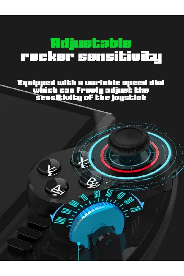 PG-9777 Stretchable Gamepad Bluetooth Game Controller For PC  iOS Android Switch Adjustable Vibra... - 7