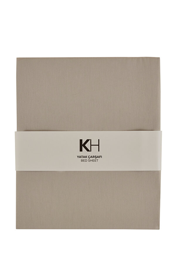 Gray Double Basic 100% Cotton Bed Sheet - 2