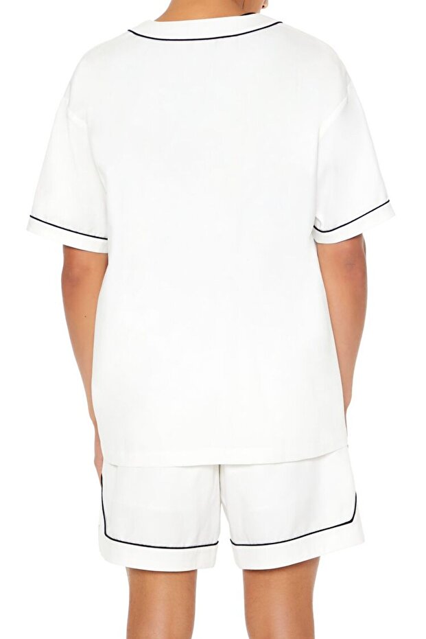 İşlemeli Beyzbol Gömlek - 2