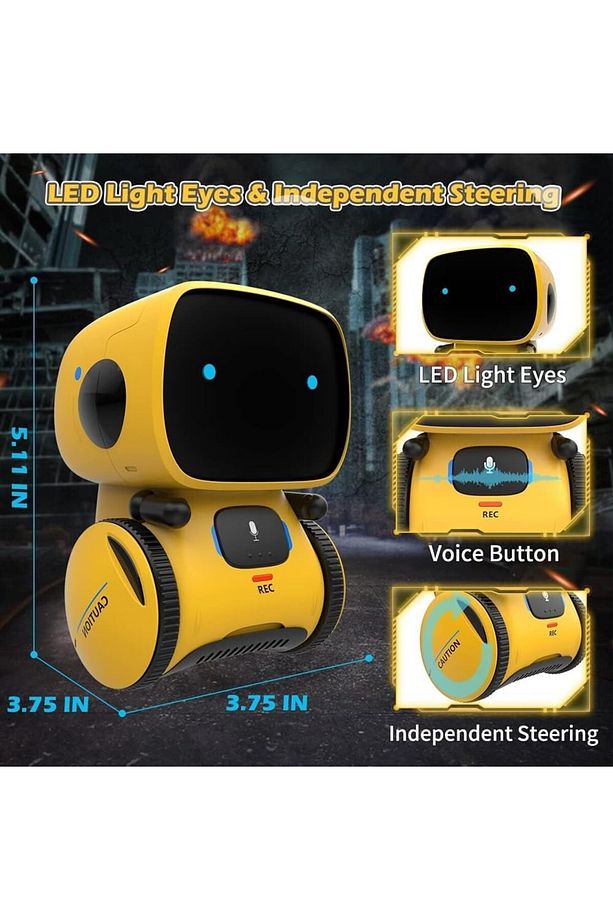 Akıllı Çocuk Robot Oyuncağı Konuşan, Dans Eden, Şarkı Söyleyen, Eğitici ve Etkileşimli Robot - 3