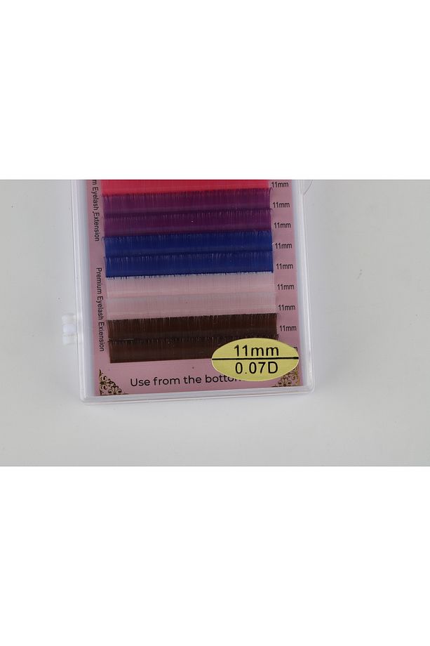 Renkli Ipek Kirpik 0.07 mm D Kıvrım 11 mm - 6