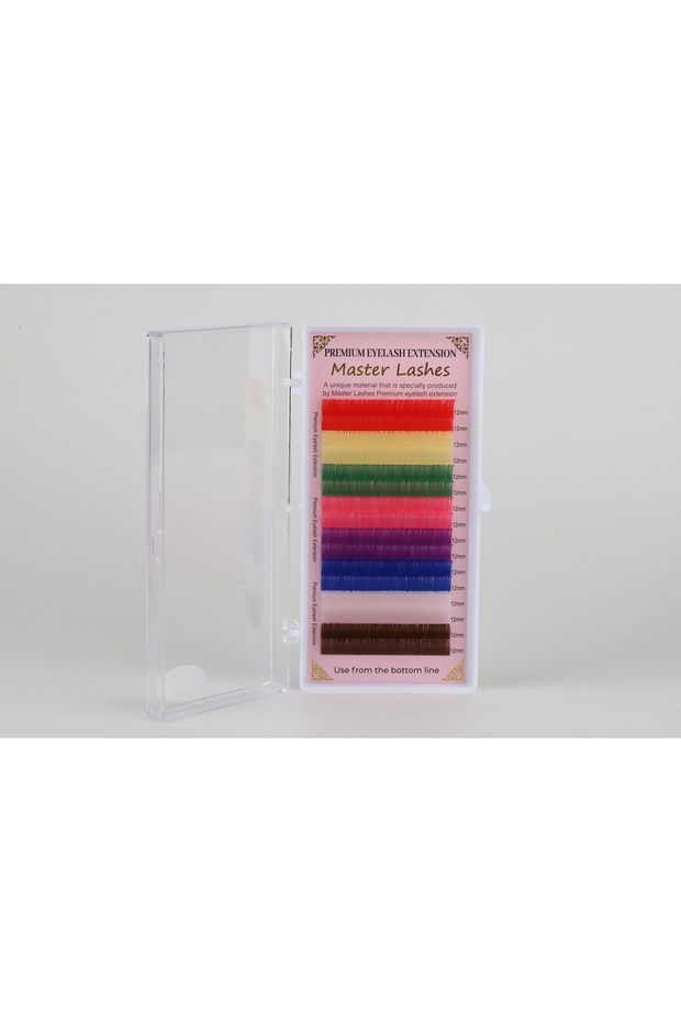 Renkli Ipek Kirpik 0.07 mm C Kıvrım 12 mm - 3