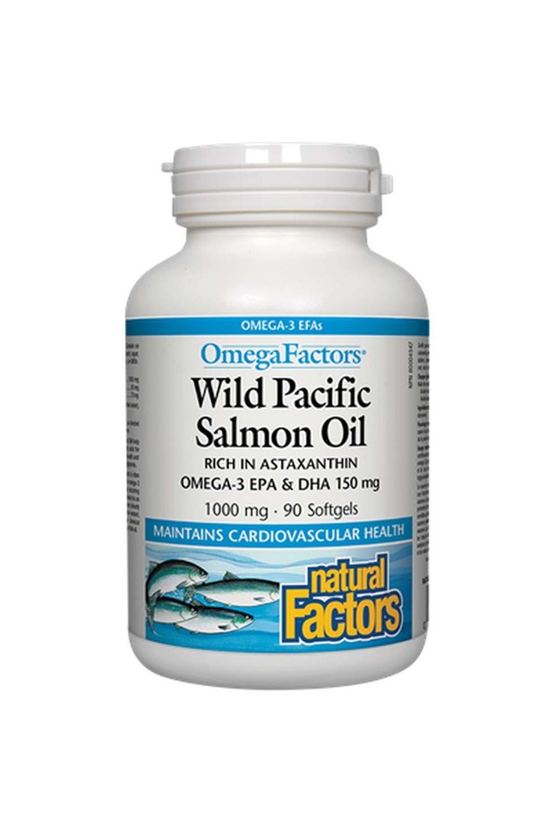Wild Pacific Salmon Oil, 1000 mg, 90 Softgels