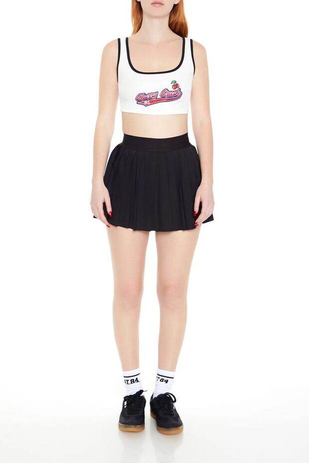 Chery Crush Baskılı Crop Atlet - 2