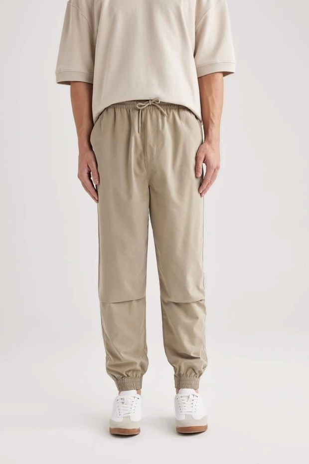 B7493 Regular Jogger Esnek Bantlı Paça Pantolon - 6