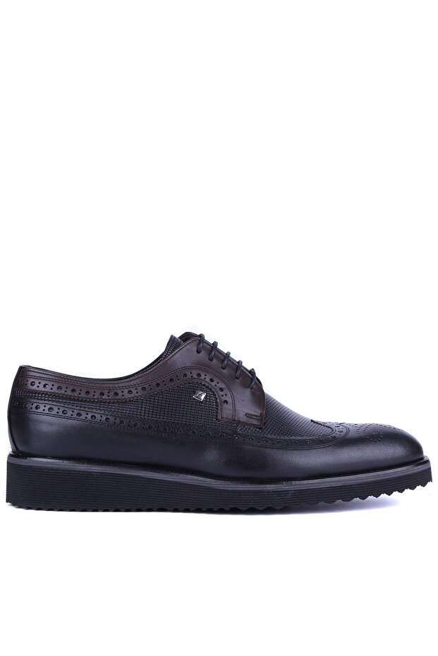 - Black, Brown Genuine Leather Men's Casual Shoes 1106 46 818 42 - 6962