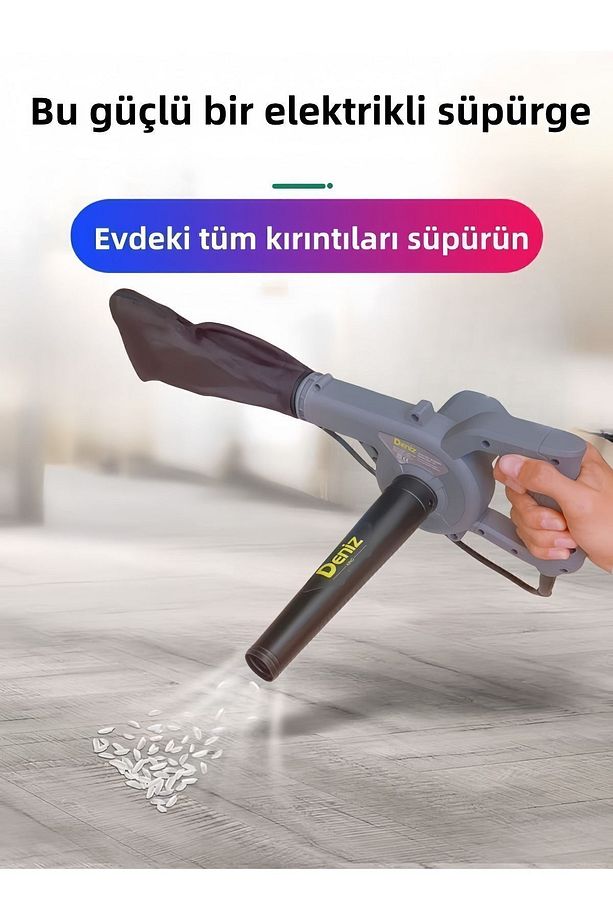 2400W Hava Üfleme / Emme Makinesi Hava Üfleme Körüğü Bilgisayar, kanepe, evcil hayvan tüyü vb temiz - 3
