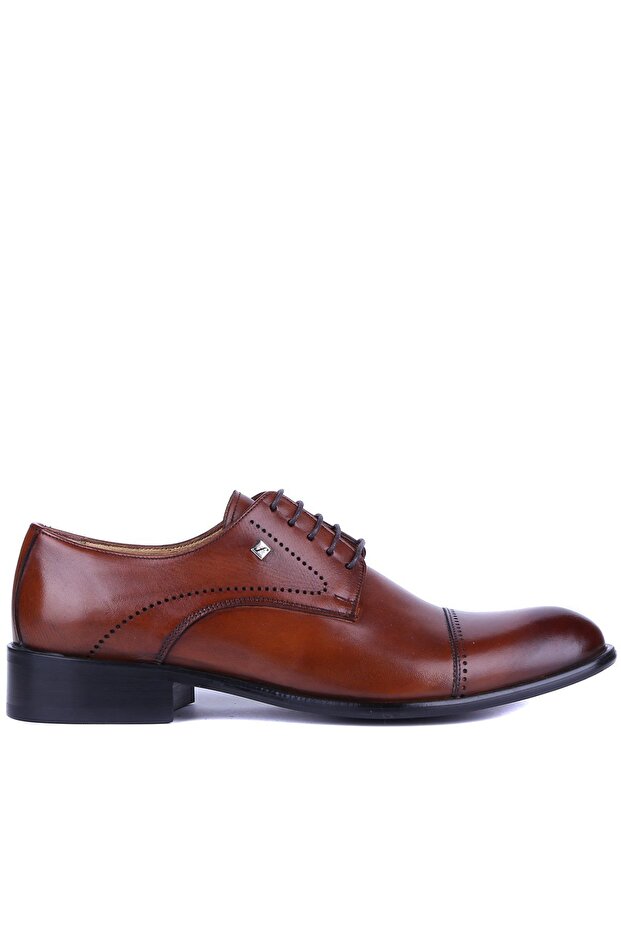 - Tan Genuine Leather Men's Classic Shoes 5045 - 6943