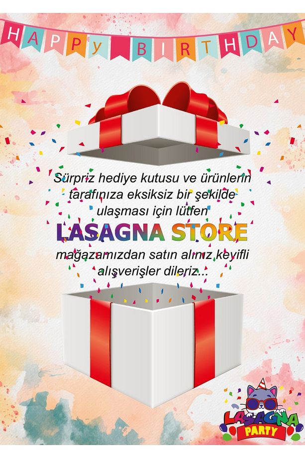 Konseptli Parti Seti 8'li - 2