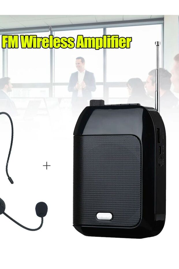 Bluetooth UHF Wireless Voice Amplifier Portable For Teaching Lecture Tour Guide Promotion U-Disk ... - 8