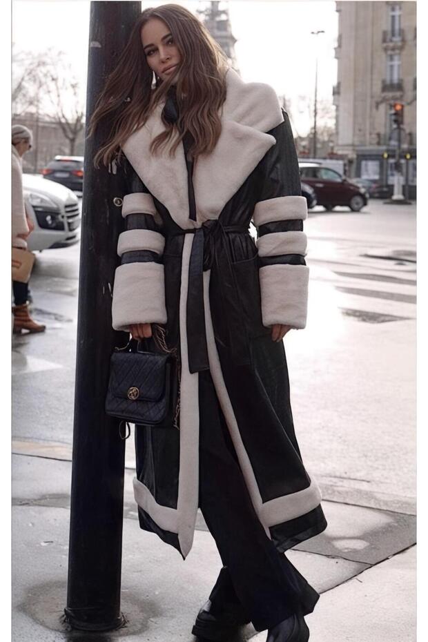 Deri Ve Peluş Mont Kaban - 1