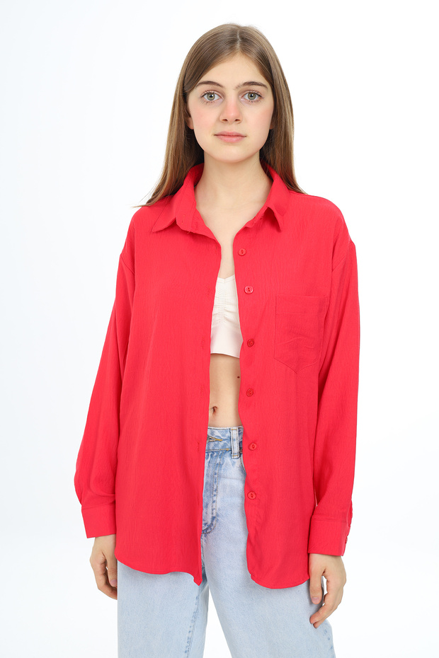 Fuchsia devojčina košulja 18441 - 3