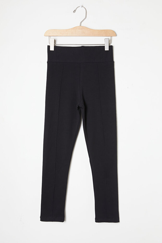 Black Grassy Girl's Raised Tights 19000