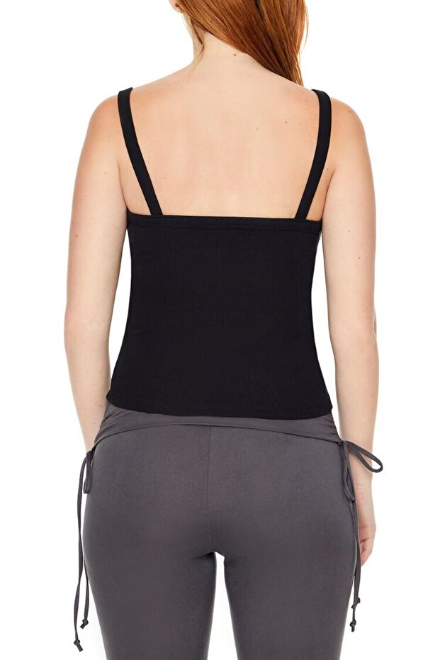 Dikişli V-Yaka Askılı Atlet - 3