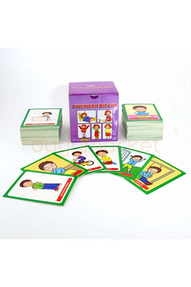 Yuka Eylemlerle Bir Gün (102 Eylem Kartı) - 1