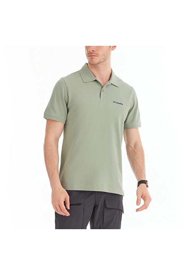 CS0214 M CASCADE RANGE SOLID POLO II Safari - 1