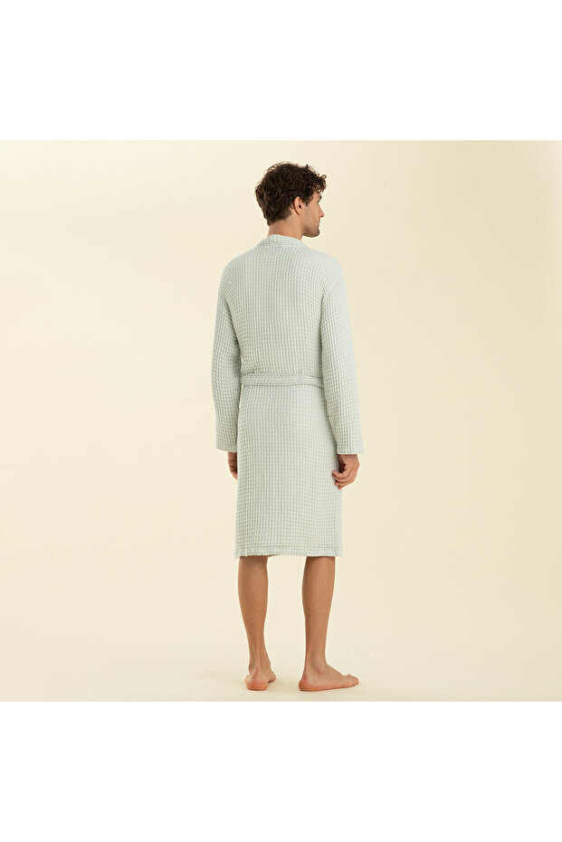Gofre Unısex Bornoz Okyanus - 4