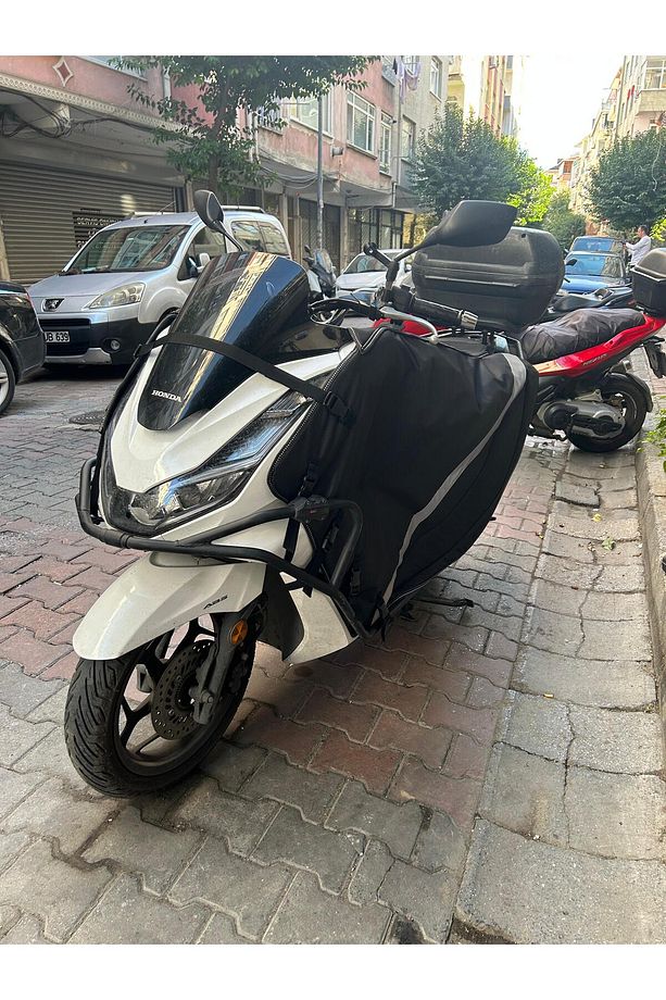 Xmax Pcx Nmax Adv Maxi Scooter Motosiklet Diz Örtüsü Koruma Örtüsü Rüzgarlık Su Ve Rüzgar Geçirmez - 5