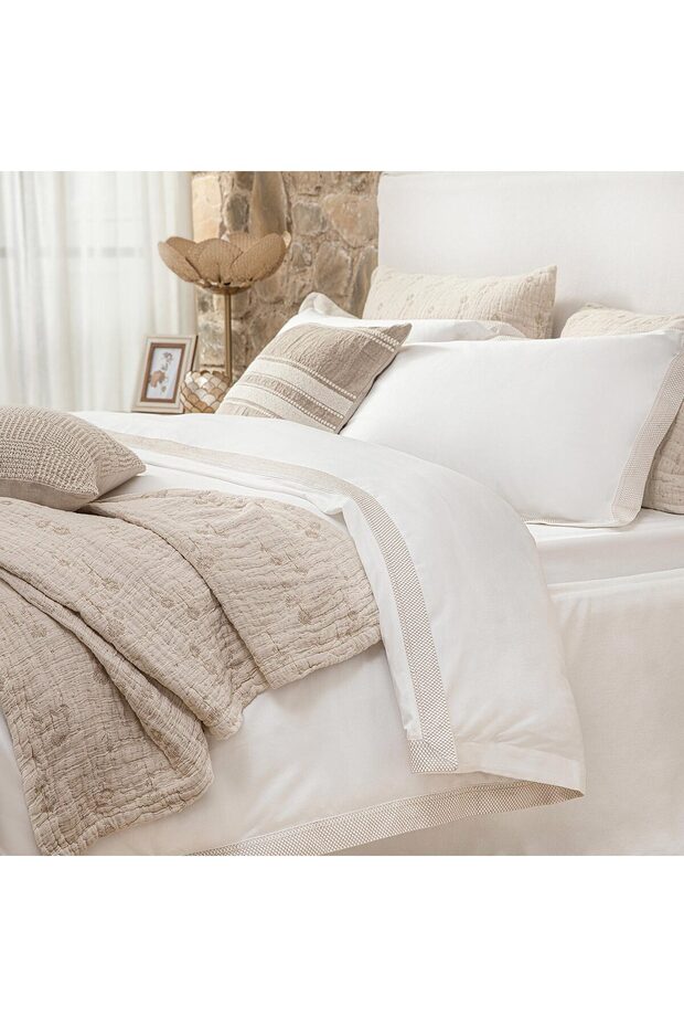 Ecru Double Sorvan Bedding Set - 2
