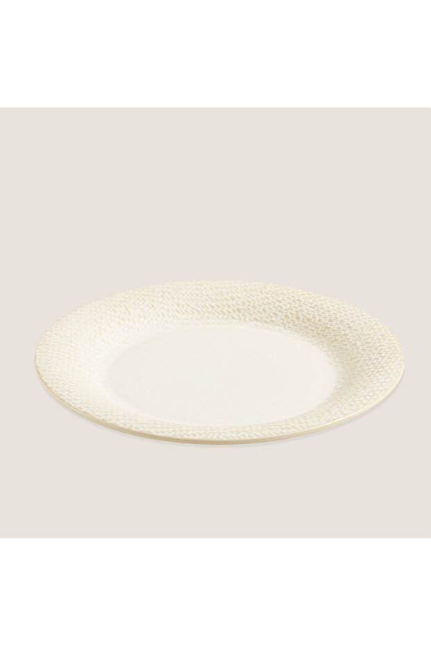 Beja Servis Tabağı 27 cm Krem - 1