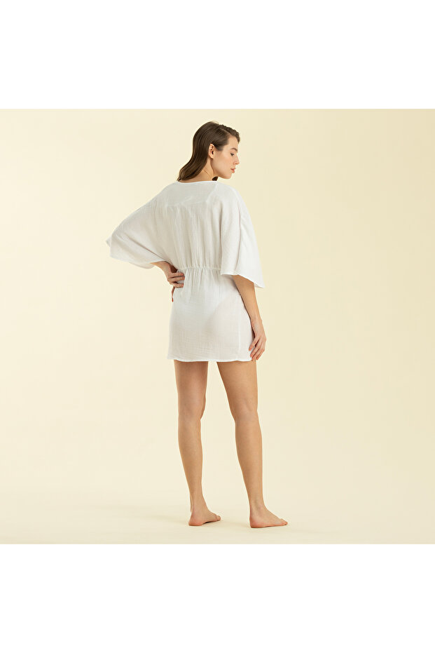 Brıse Elbise Beyaz - 7