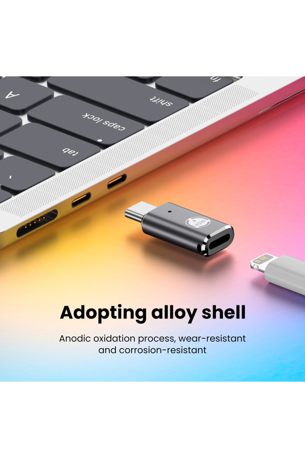 Type C to Lightning Otg Adapter Pd 45W Fast Charging Ios Lightning Female to Type C Male Connector... - 7