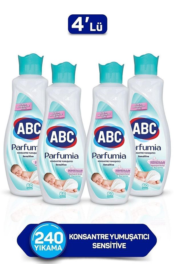 Parfumia Sensitive Konsantre Yumuşatıcı 1440 ml 4'lü Set - 1