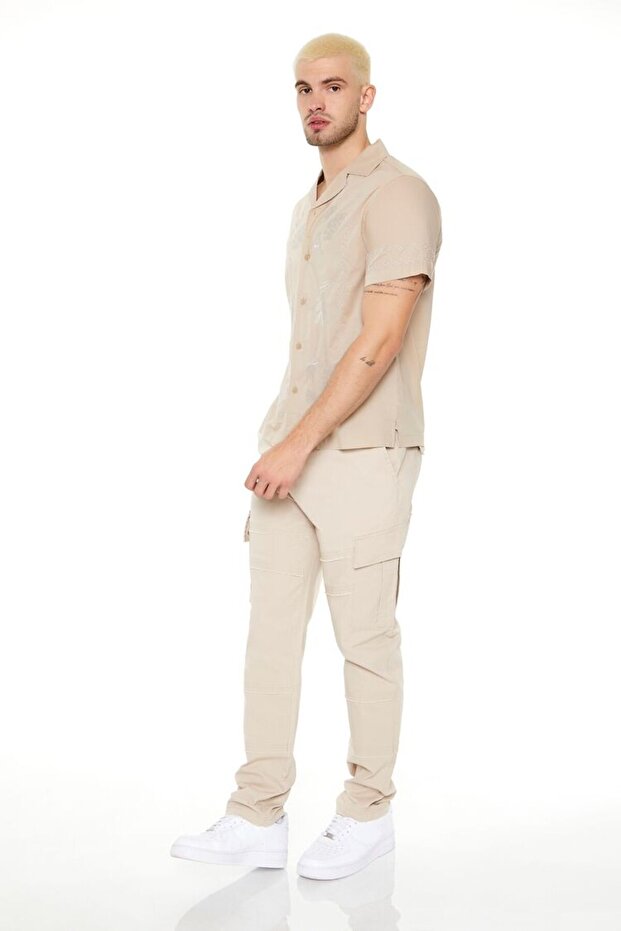 İpli Kargo Pantolon - 3