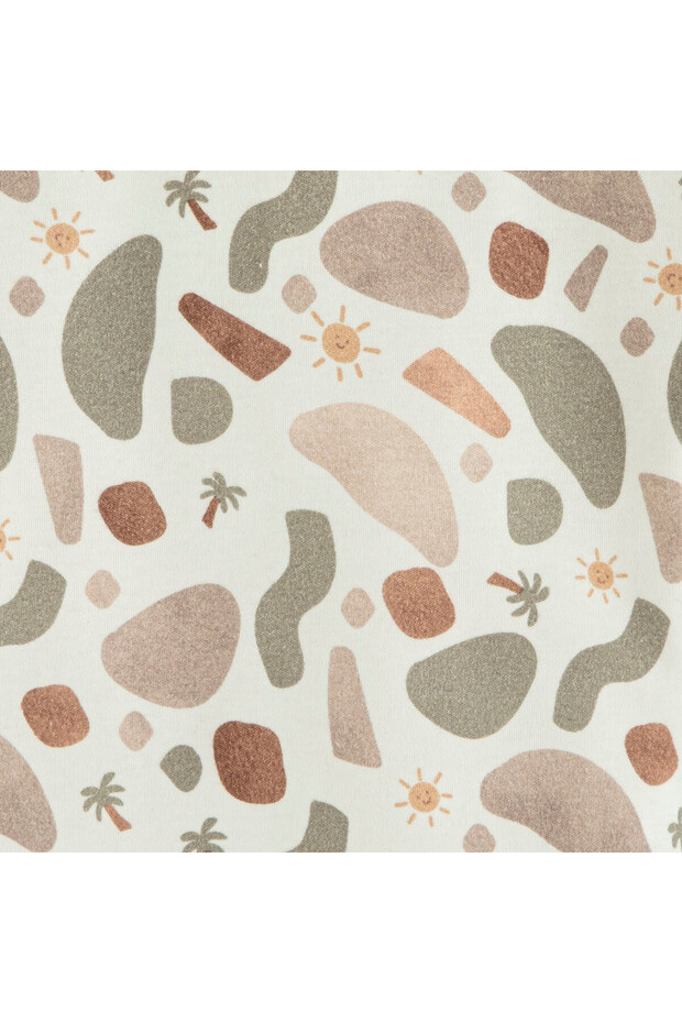 Joyful Baskılı Tshirt Ekru - 3