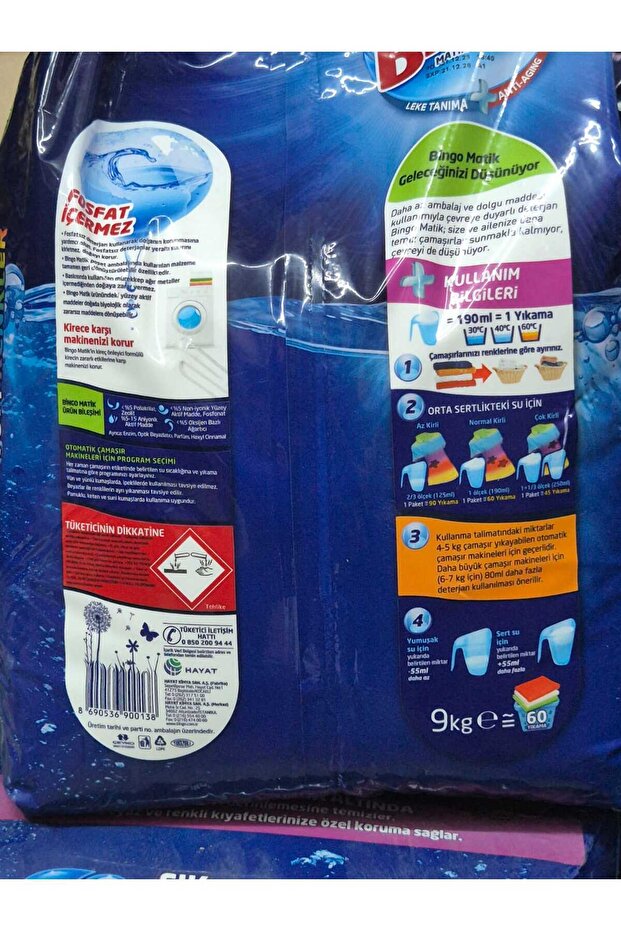 Matik Toz Deterjan 9kg - 6