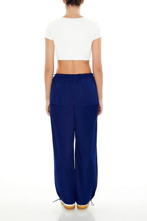 Toggle Drawstring Paraşüt Pantolon - 5