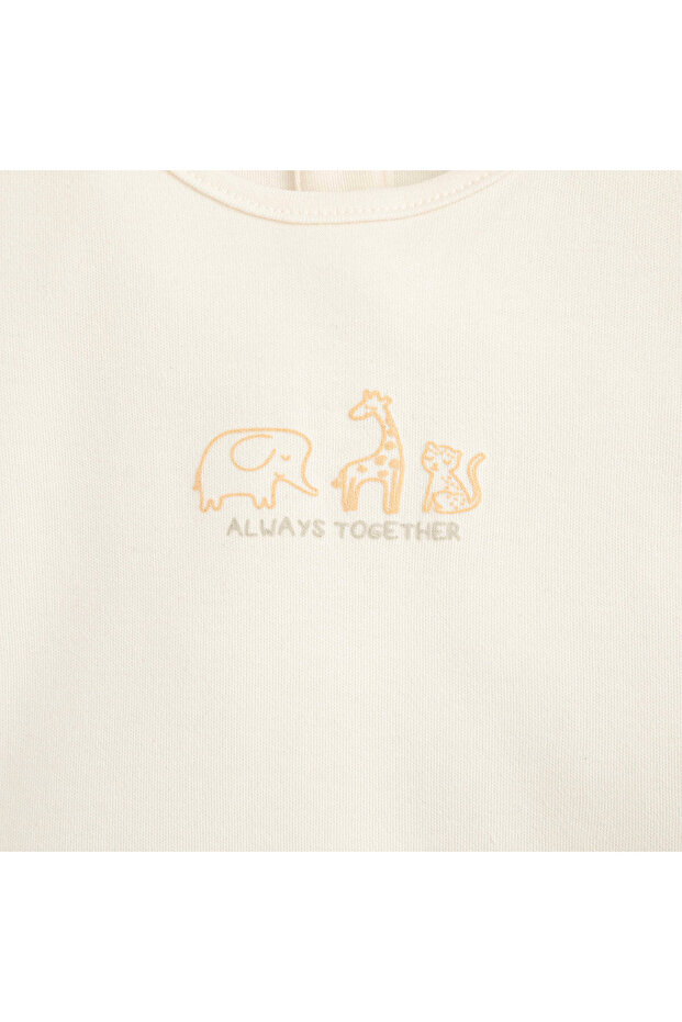 Jungle Tshirt Ekru - 2