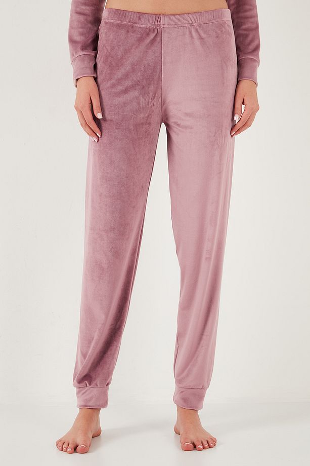 Regular Fit Yumuşak Dokulu Kadife Pijama Takımı Pijama Takımı 6094200w4 - 6