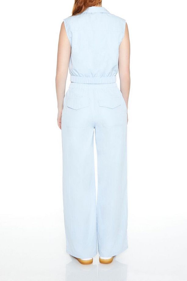 Toggle Drawstring Wide-Leg Pantolon - 4