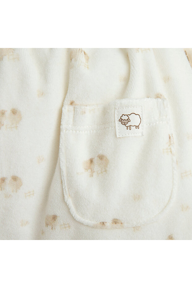 Wool Lamb Eşofman Altı Vanilya - 3