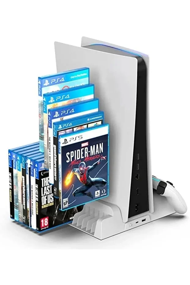 Hepu TP5-1511 PS5 Şarj ve Soğutucu Stand | DualSense Uyumlu Hızlı Şarj İstasyonu - 8