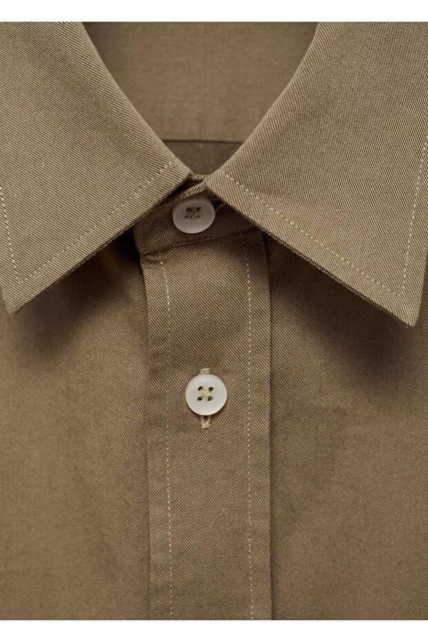 Cepli pamuklu gömlek ceket - 6